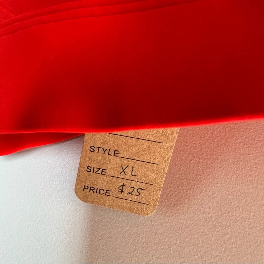 Athleta Vibrant Red Sports Bra - Picture 2 of 4